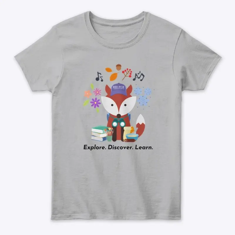 Women's Classic Tee - Playful Fox Logo