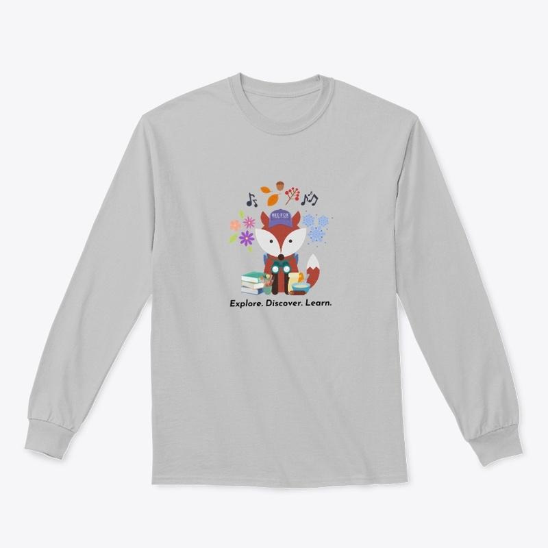 Unisex Long Sleeve Tee - Playful Fox